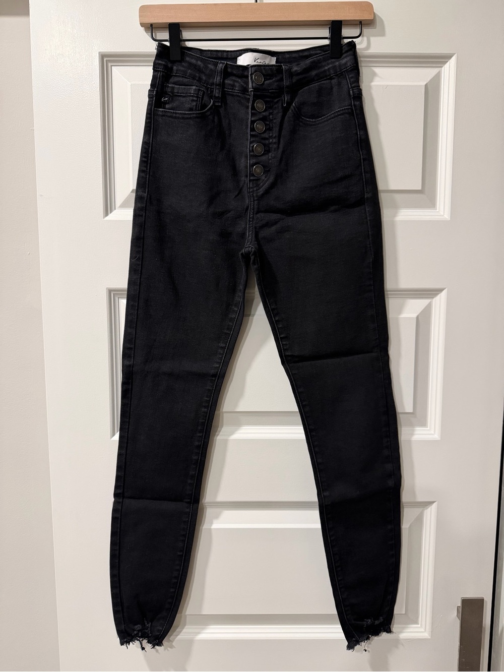 Kancan High-Waist dark grey  Button-Fly Women’s Jeans